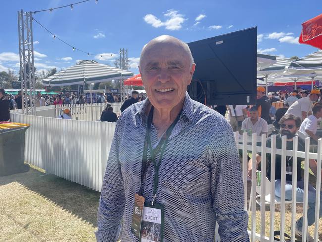 Billionaire Paul Little at the Australian Formula One Grand Prix. Picture: John Stensholt