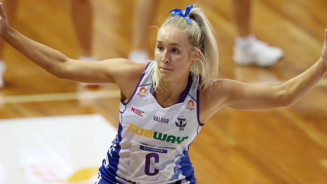 Tayla Williams during the round three Super Netball match between Adelaide Thunderbirds and Sunshine Coast Lightning. Picture: Getty Images