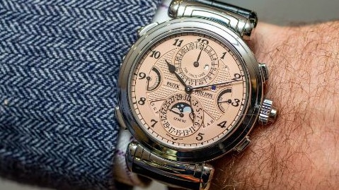 A Patek Philippe Grandmaster Chime watch, the world's most expensive.