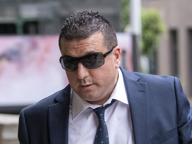 SYDNEY, AUSTRALIA - NewsWire Photos - NOVEMBER 15, 2024:Adeeb Sukkar, who was driving dangerously on the Anzac Bridge resulting in the death of two people arrive at Downing centre Court for sentencing.Picture: NewsWire / Simon Bullard.