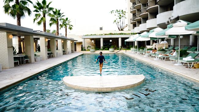 The pool at The Calile Hotel. Photo: Narelle Bouveng