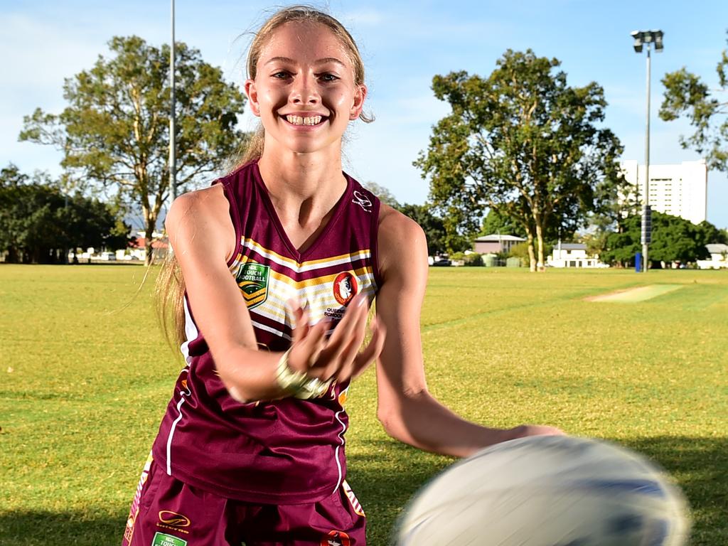 Townsville’s Madeline Mathews blazing touch footy trail after All ...