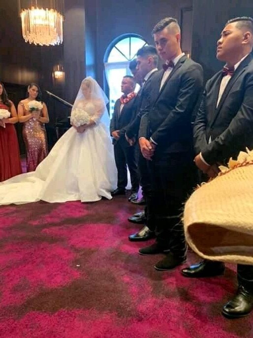 The wedding between Lea and Uluaki Fotu at the Highline. None of the people pictured here are alleged to have been involved in the brawl. Pictures: Alla Tu'avao/Facebook