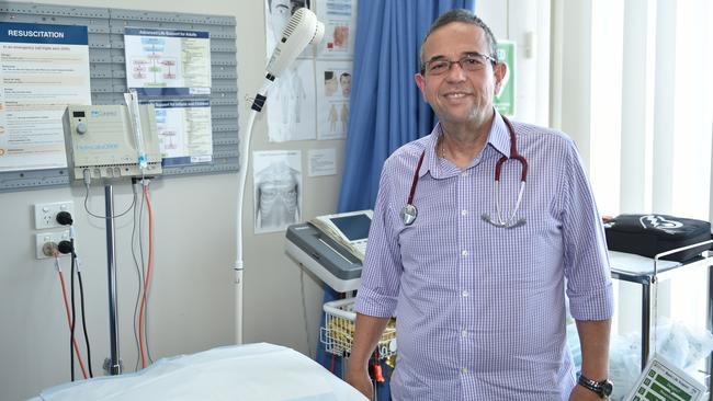 Goodwin Drive Family Medical Centre principal doctor Leo Blanco talks about Bribie Island's rate of opioid based painkiller prescriptions. Photo: Luke Simmonds.