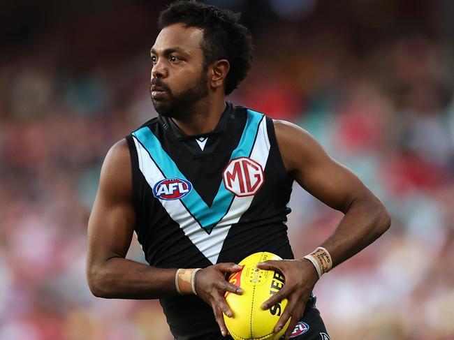 Port Adelaide’s ridiculous statement sought to minimise Rioli’s culpability. Picture: Getty