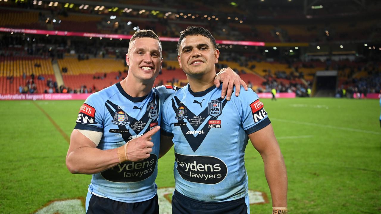 Jack Wighton and Latrell Mitchell are extremely close mates.