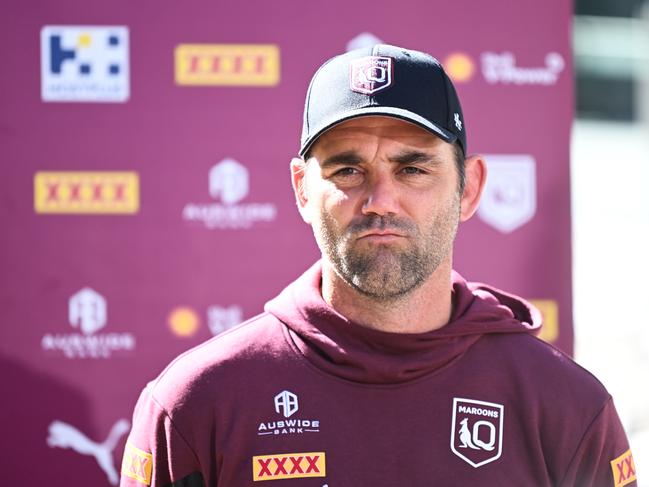 Assistant coach Cameron Smith has shocked the Maroons after walking away from the Queensland Origin set-up. Picture: NCA NewWire