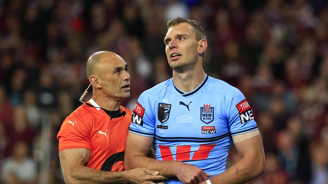 Tom Trbojevic injured his pec during the State of Origin. Picture: Adam Head