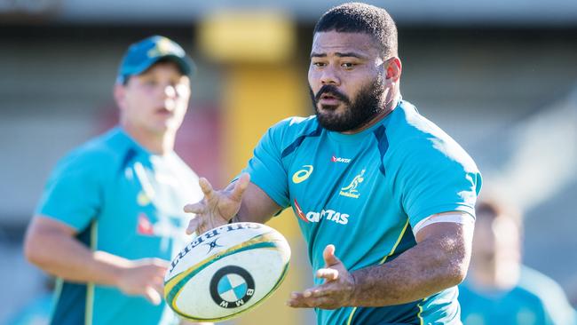 Tolu Latu has been given a shot at a Wallabies recall. Picture: Stuart Walmsley