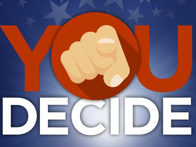 You Decide Election Forums logo.