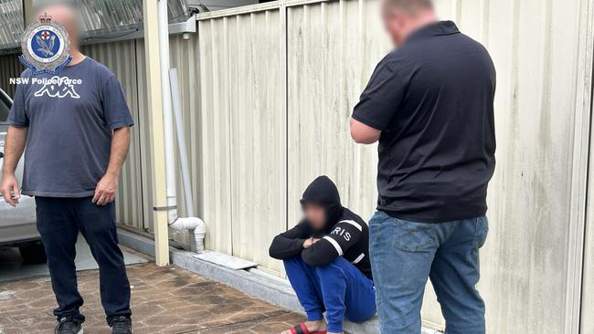 A teenager was arrested at Cabramatta. Picture: NSW Police