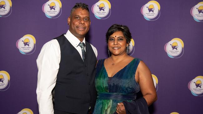 Trevor Moodley and Kavitha Moodley at the Great Humpty Ball Darwin 2024. Picture: Pema Tamang Pakhrin