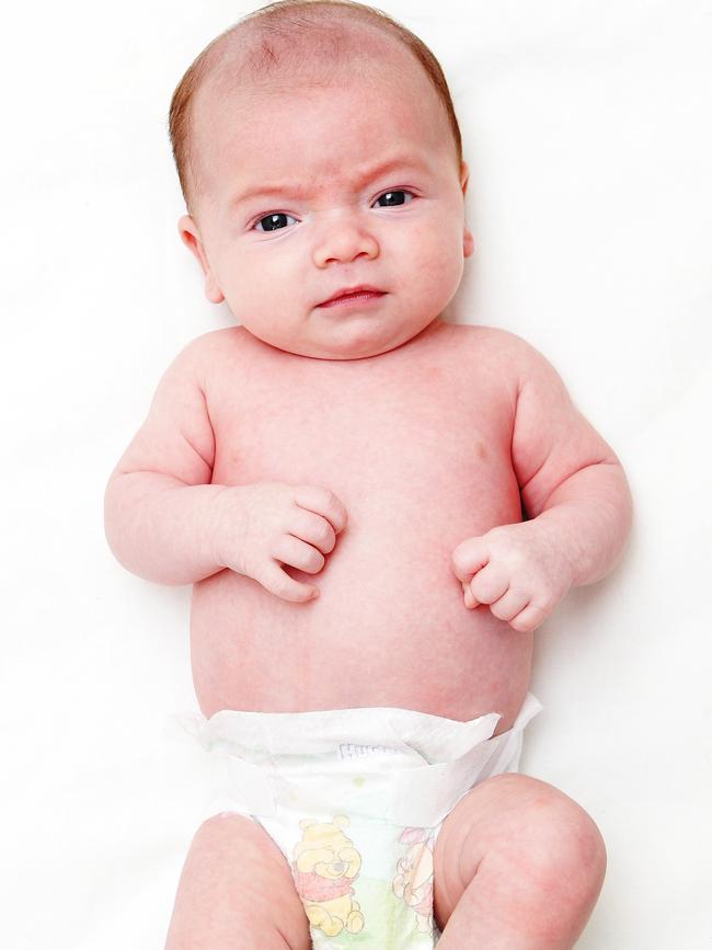 Seven-week-old Cody Steadman.