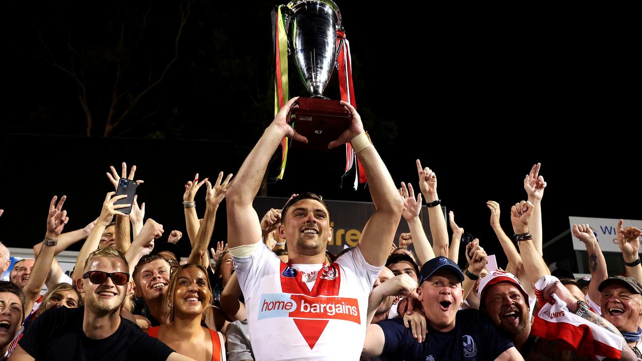 Lewis Dodd was impressive in St Helens’ win over Penrith in the World Club Challenge. Picture: Getty Images