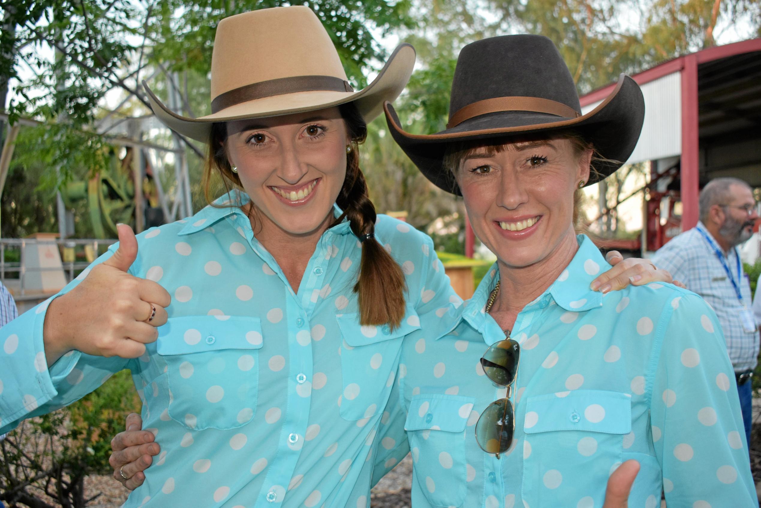 Outback Queensland welcome drinks at the Big Rig. Picture: Ellen Ransley