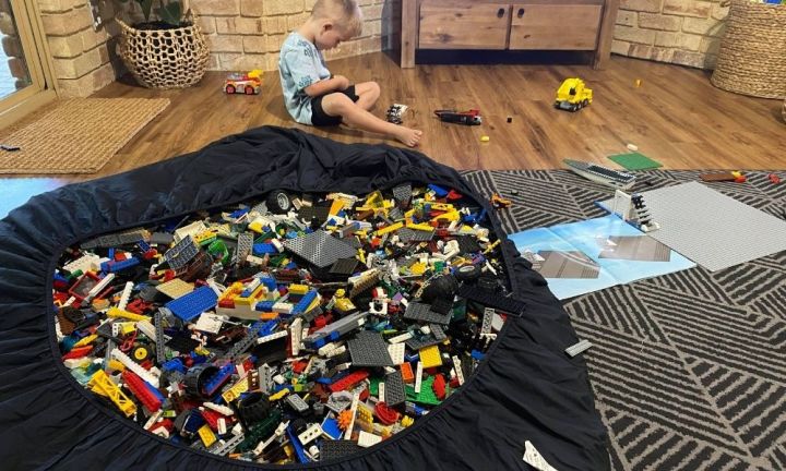 LEGO Kmart table hack: Grandmother has parents in a spin with