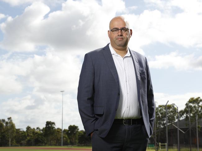 Canterbury-Bankstown Mayor Khal Asfour has focused on masterplanned communities in the merged council, and said they give certainty to residents and developers. Picture: Tim Hunter.