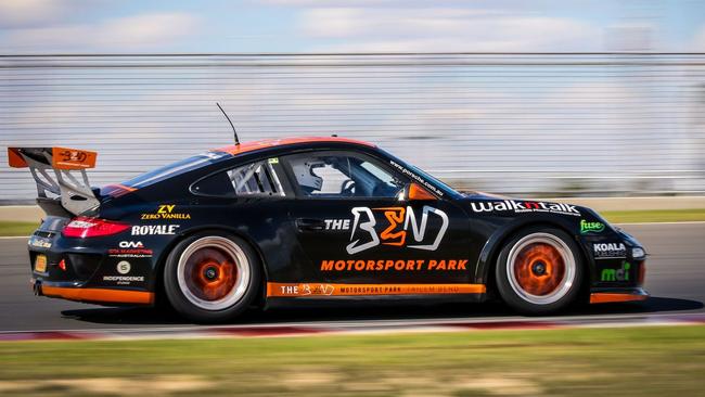 Experience the thrill of being a passenger in a Porsches driven at racing speeds around The Bend Motorsport Park.