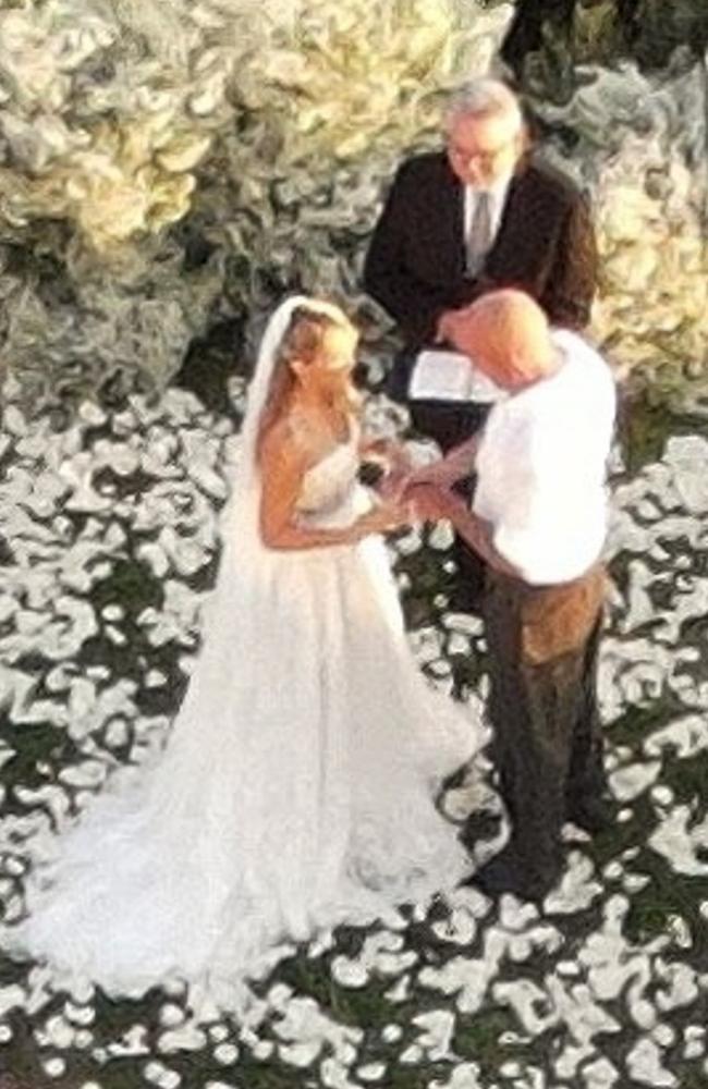 Tish gets hitched. Picture: BACKGRID