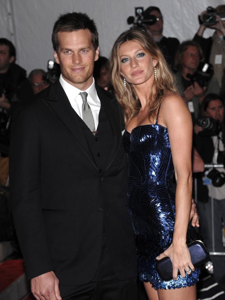 Tom Brady and Gisele at the Boston Marathon