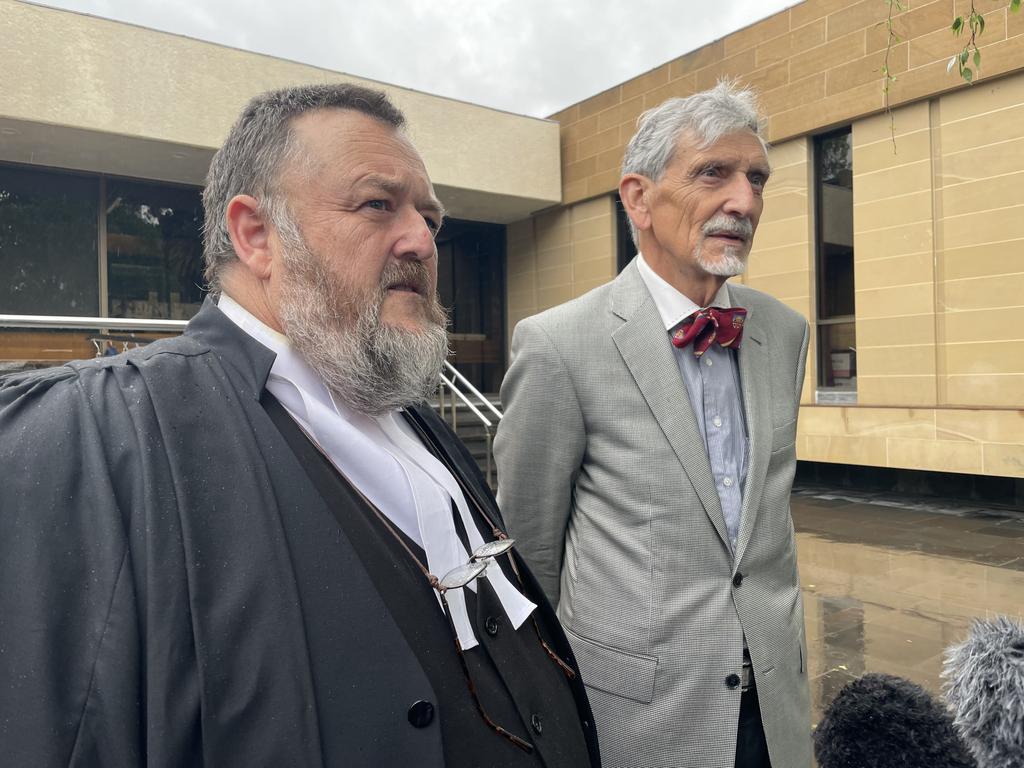 Barrister Ray Broomhall and Royal Hobart Hospital surgeon David Dunn have lodged an appeal after failing to win an injunction against mandatory vaccines for Tasmanian health care workers. Picture: Amber Wilson