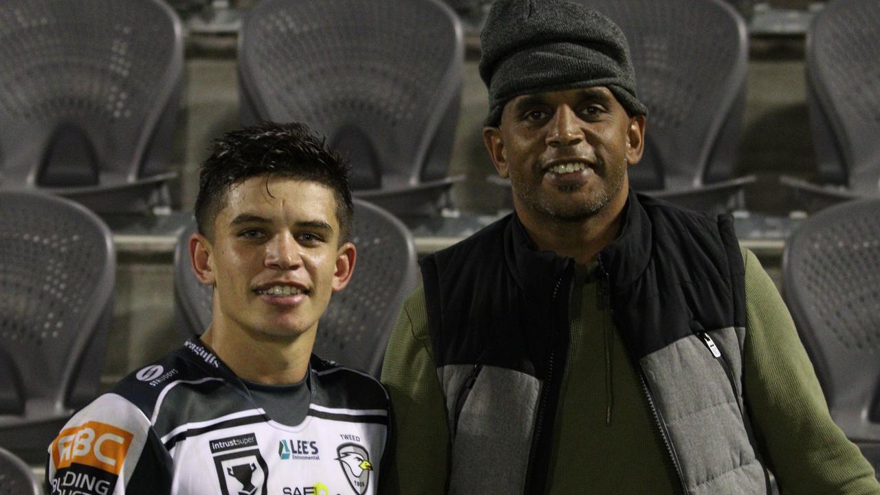 Jayden Campbell is following in his father Preston’s footsteps at the Titans.