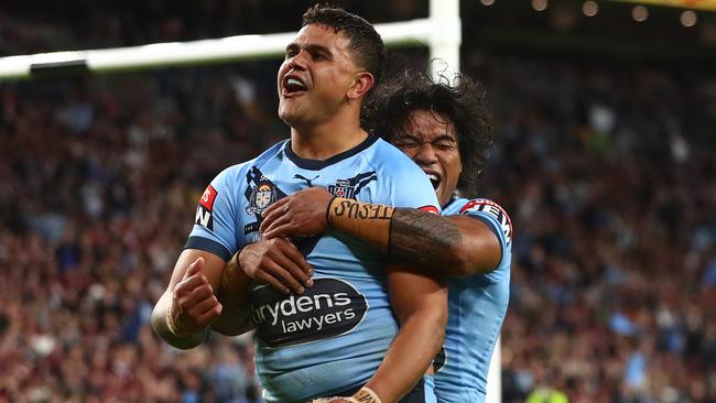 Latrell Mitchell was one of the Blues’ best in the 2021 Origin series.