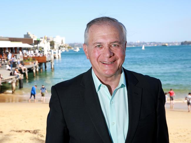 Pat Daley, pictured near Manly Wharf, wants the new council to focus on its core business of rates, roads and rubbish. Picture: AAP / Damian Shaw