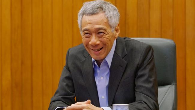 Singapore PM Lee Hsien Loong. Picture: Ministry of Communications and Information, Singapore