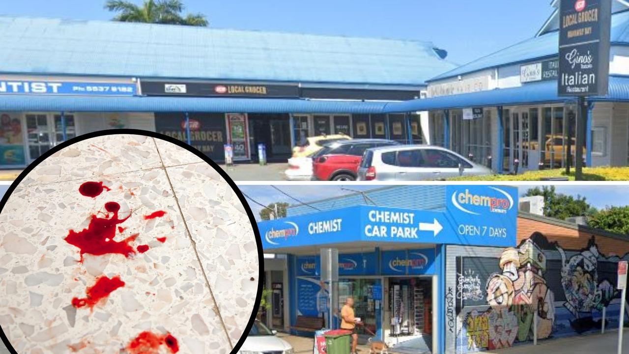 Bloody clue left at pharmacy break-in