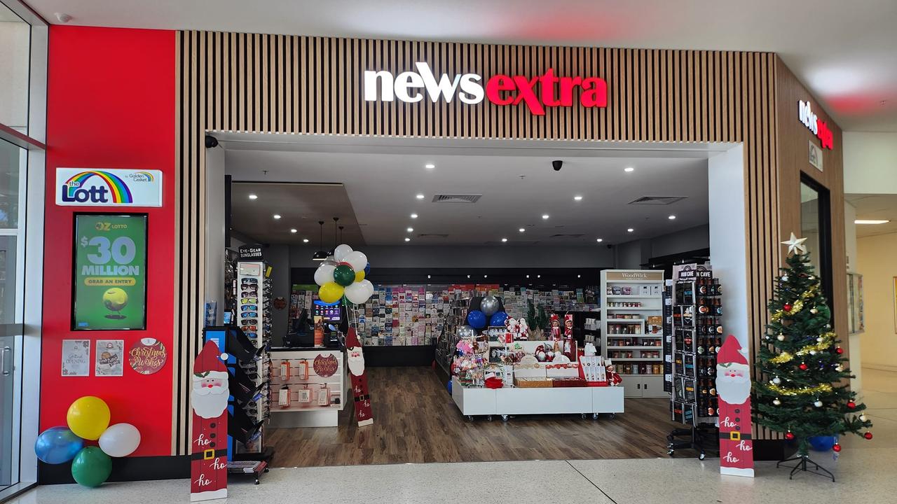 Outside New Extra Kirwan, a newsagent with takeaway coffee shop that just opened in Thuringowa Village Shopping Centre. Picture: Supplied.