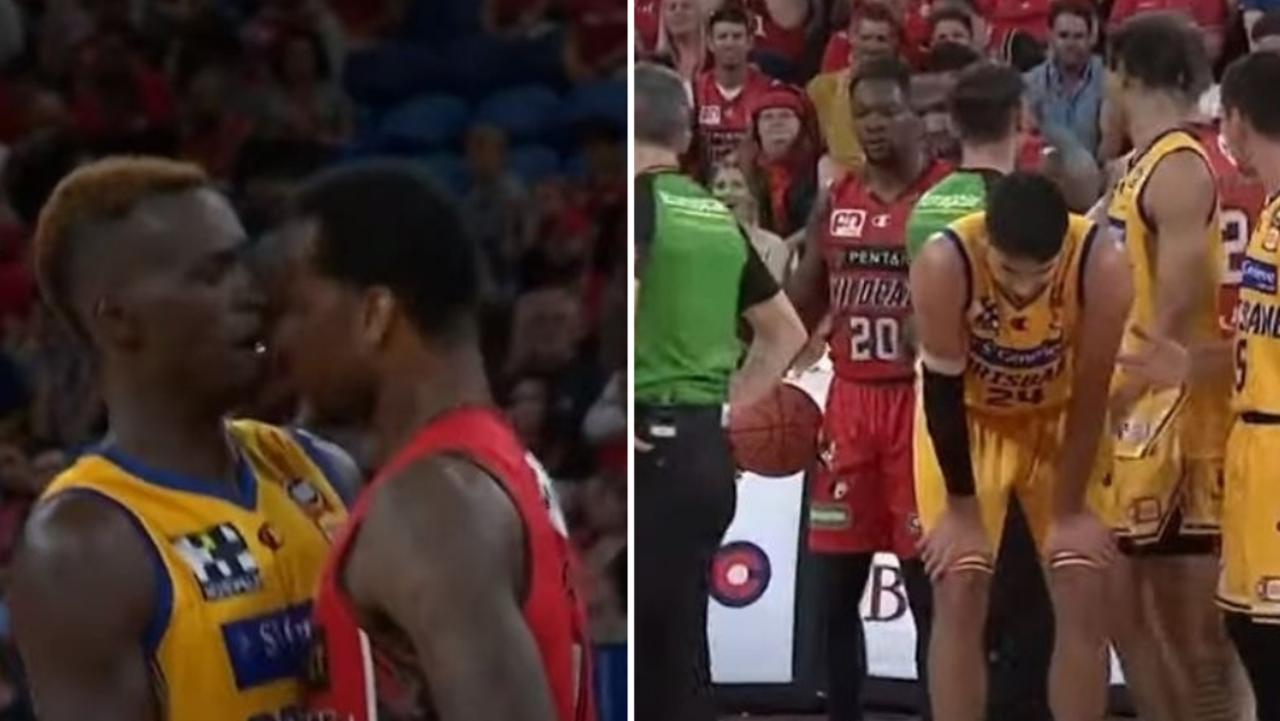 Deng Deng's flop in the NBL