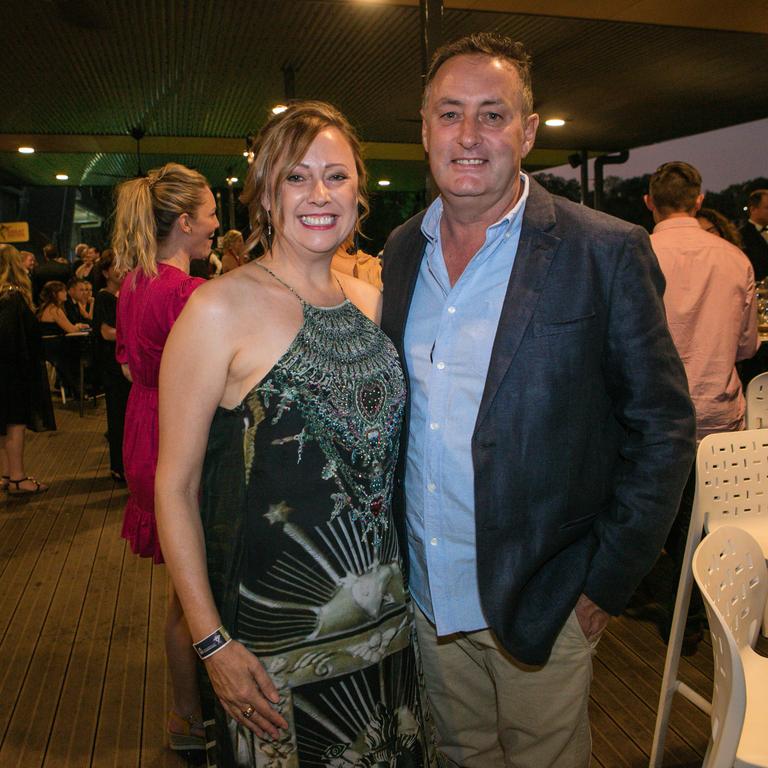 Sabrina Mason, Andrew Mason at the Darwin Cup Gala Ball. Picture GLENN CAMPBELL