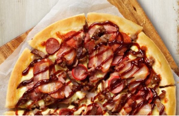 A meatlovers pizza from Pizza Hut in Queensland. Picture: Supplied