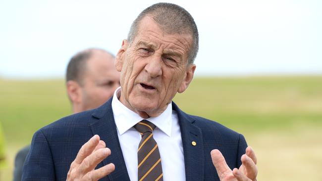 Hawthorn president Jeff Kennett is in the firing line again. Picture: NCA NewsWire / Andrew Henshaw