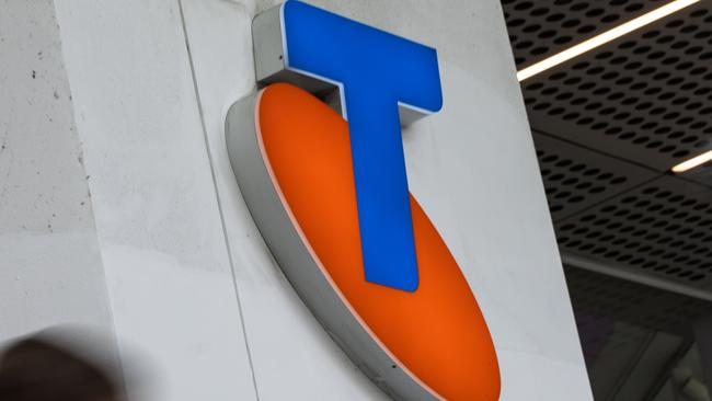 MELBOURNE, AUSTRALIA - NCA NewsWire Photos - 4 MAY 2024: Telstra signage is seen outside a store on Bourke Street. Picture: NCA NewsWire / Diego Fedele