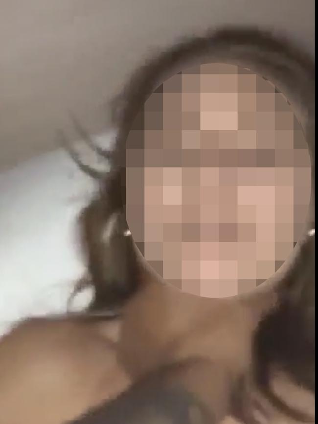 The woman allegedly in the sex tape. Picture: Supplied