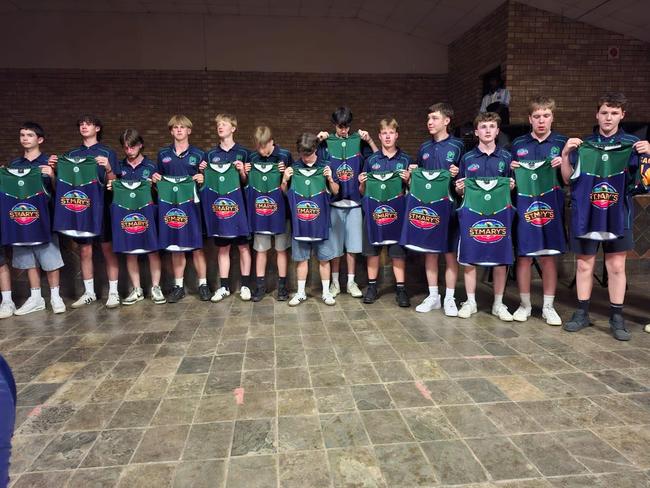 St Mary's with their South Africa jumpers. Picture: St Mary's Sporting Club