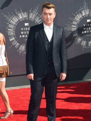 Sam Smith attends the 2014 MTV Video Music Awards.