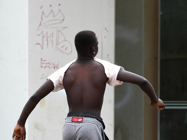 African youths have become a problem in Melbourne. Picture: Nicole Garmston