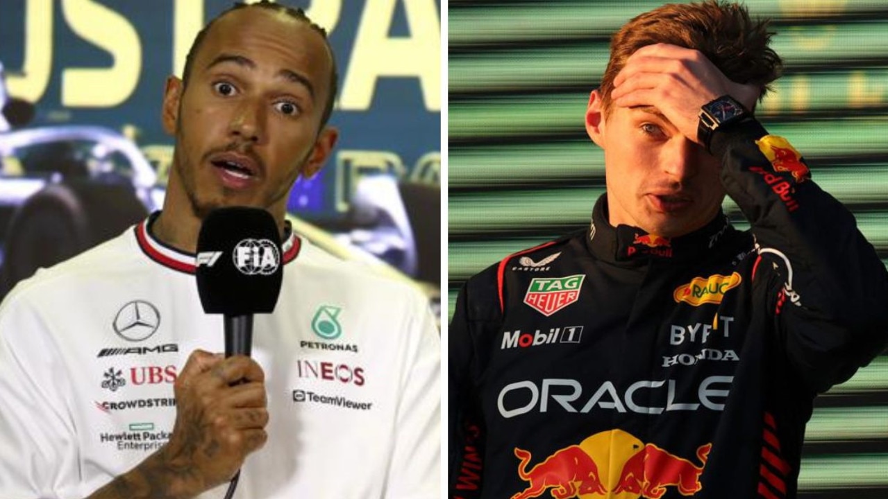 Lewis Hamilton and Max Verstappen.