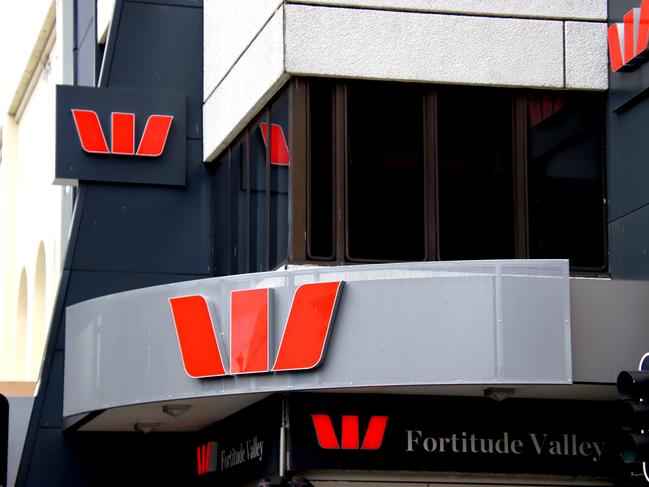 General images around Brisbane - Westpac Bank signage in Fortitude Valley, Brisbane Wednesday 6th May 2020 Picture David Clark