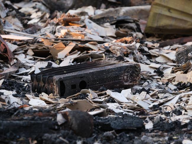 Photos from the ruins of Binna Burra Lodge in the hinterland after devastating bushfires. Photo: Andrew Wills