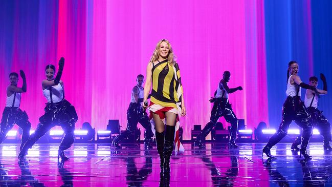 Kylie Minogue kicked off her long awaited Australian Tour in Perth over the weekend. Picture: Erik Melvin