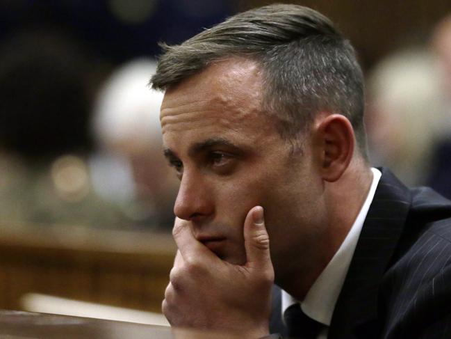 Oscar Pistorius in court.