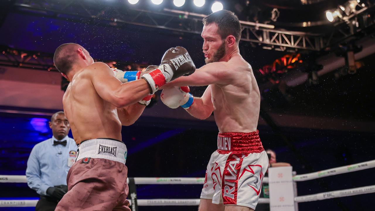 Tszyu was no match. (Photo by Alex Menendez/Getty Images)