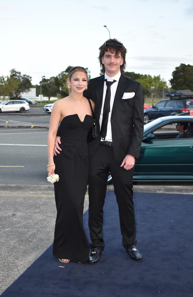 Students at the 2024 Chancellor State College formal.