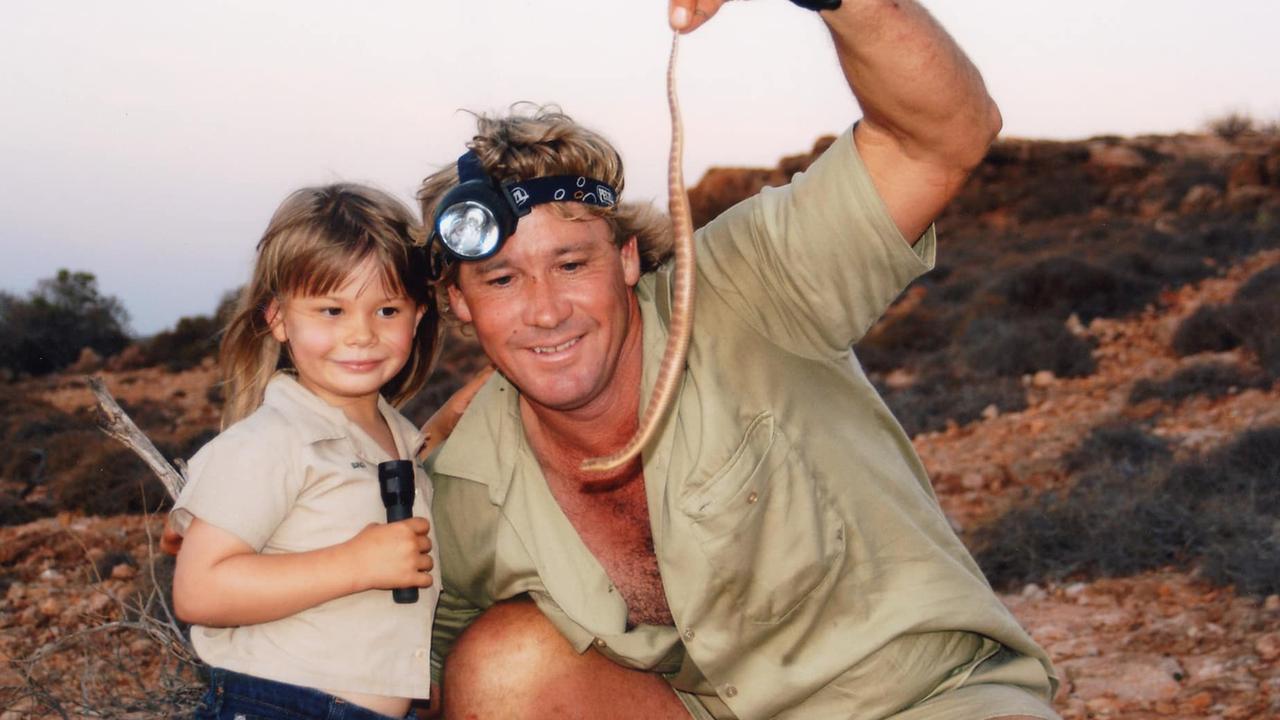 Bindi Irwin shared this picture of her and Steve to remember him on his birthday. Picture: Instagram