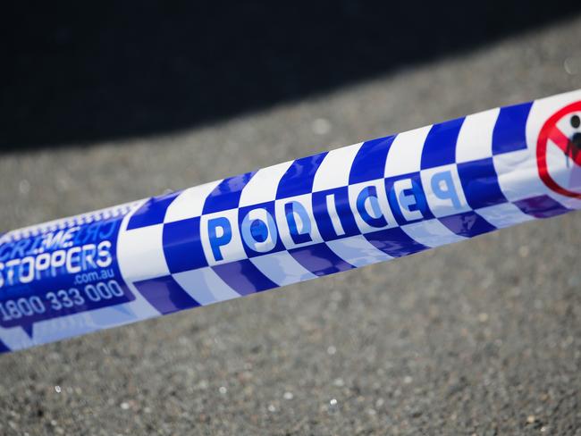 SYDNEY, AUSTRALIA - Newswire Photos - MAY 23 2023: A  general stock view of Police tape on a crime scene in Sydney.  Picture : NCA Newswire / Gaye Gerard