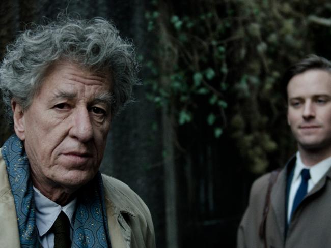 Geoffrey Rush and Armie Hammer in Final Portrait